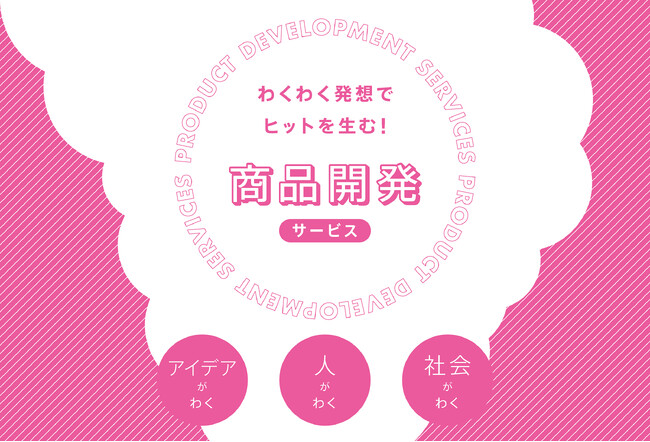 数多くのオリジナルアイテムを手掛けるプロダクト領域の専門チームがヒット商品開発を一括支援！「わくわく発想でヒットを生む！商品開発サービス」提供開始