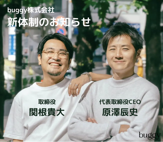 buggy株式会社、代表取締役の交代およびショート動画事業の強化に関するお知らせ
