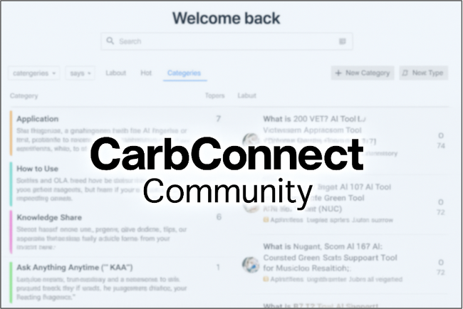 CarbConnect(R)に、専門家の知見を結集する新機能「CarbConnect(R) Community」を提供開始