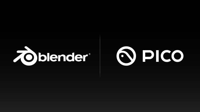 PICO、オープンソース3D制作ソフトウェア「Blender」のXR対応拡張をサポート