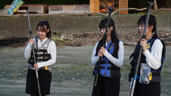 【まじめなえひめプロジェクト】STU48愛媛出身メンバーSTU48が八幡浜でSUP体験