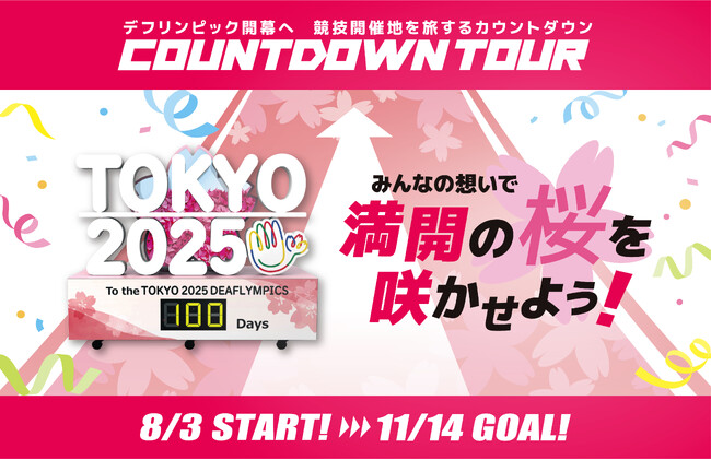 『東京2025デフリンピック カウントダウンツアー』