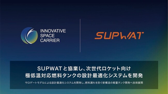将来宇宙輸送システム、SUPWATと協業し次世代ロケット向け極低温対応燃料タンクの設計最適化システムを開発