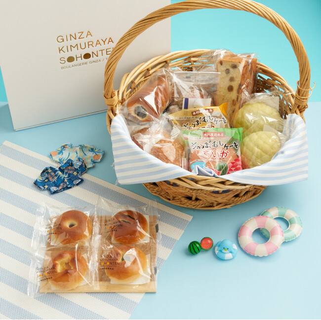 【木村屋總本店】＜新商品＞夏のお楽しみがぎゅっと詰まった「夏休みセット」が期間限定で登場！8月1日から使える「サマークーポン」を配布します。ご注文は7月27日16:00から
