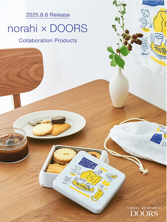 イラストレーターnorahiとDOORSの世界がひとつに。コラボレーションプロダクト発売！