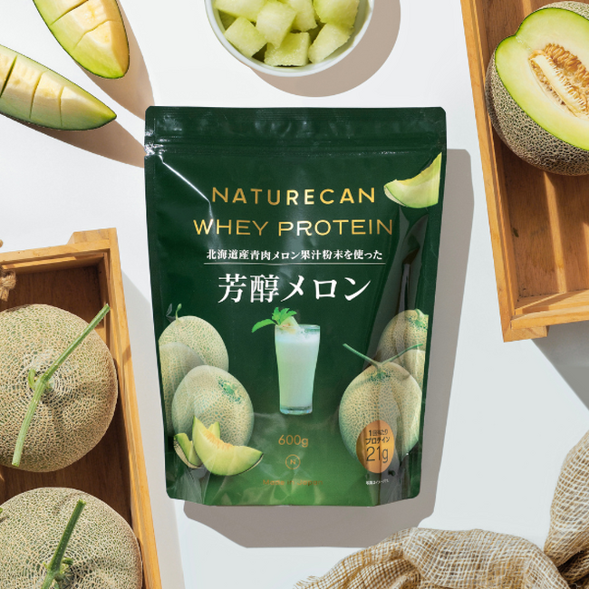 【再入荷】暑い夏にピッタリ！大人気ホエイプロテイン（WPC）「芳醇メロン味」が再販決定｜Naturecan Fitness