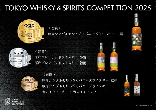【厚岸蒸溜所】アジア最大級の酒類品評会で「厚岸シングルモルトジャパニーズウイスキー 白露（はくろ）」が金賞受賞