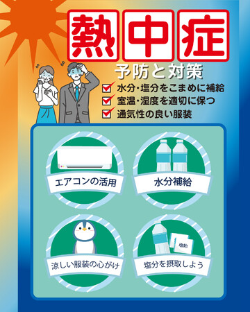 【無料配布中】熱中症ポスターで対策を促進
