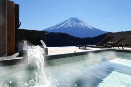 客室温泉からの眺め