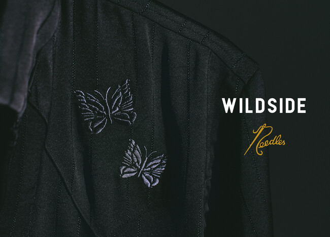 WILDSIDE YOHJI YAMAMOTO × NEEDLES Collaboration Collection 薔薇の周りを舞う蝶の刺繍を施したＴシャツとカウボーイシャツが7月30日(水)に発売