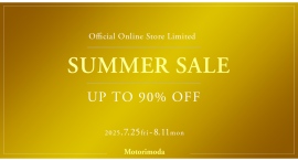 Motorimoda公式オンラインストアにてサマーセールを開催！