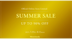 Motorimoda公式オンラインストアにてサマーセールを開催！