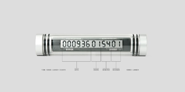 世界10ヵ国以上のお客様に購入されました！　2738年カウントし続けるパーソナルタイマー「ecniS~time since launch~」
