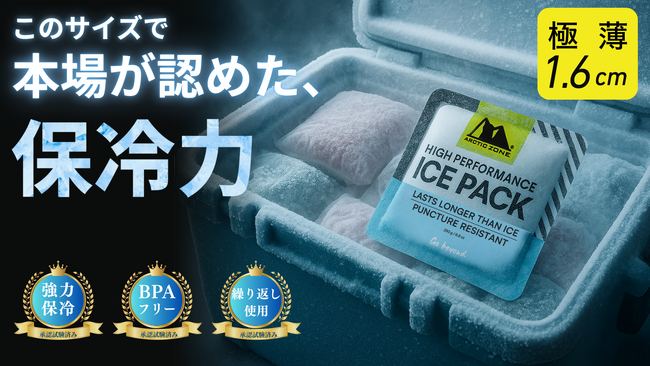 連日猛暑！氷より長持ちする「スゴい保冷剤」がこの夏、日本上陸