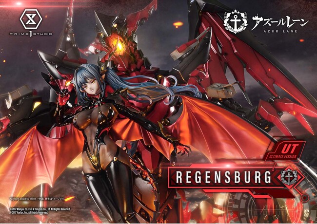 『アズールレーン』から、「レーゲンスブルク」の1/6スケールスタチューが登場