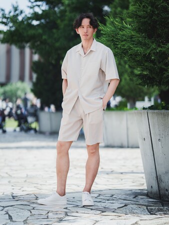 上品なシルエットで差をつける、ビジネス対応ハーフパンツ登場　カジュアル化が進むビジネスシーンに「スーツスクエア」から新提案！