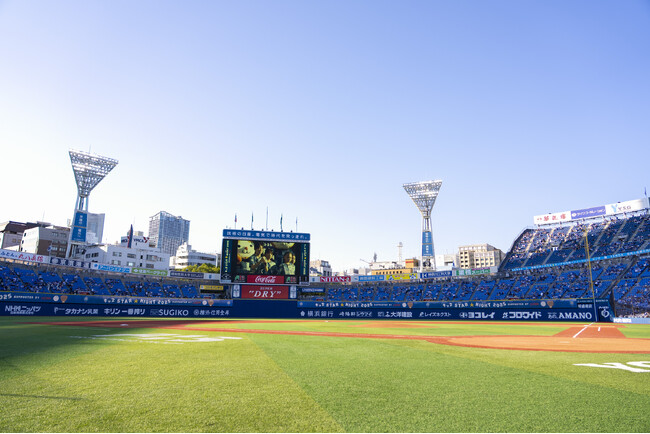 ～横浜DeNAベイスターズ 対 東京ヤクルトスワローズ戦で「キッズ STAR☆NIGHT 2025 Supported by J:COM」開催～　ダーリンハニー吉川正洋さんが念願の始球式に初挑戦 ！