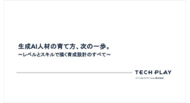 エンジニア・DX人材育成サービス『TECH PLAY Academy』、生成AI人材をスキル要素に応じ7つのレベルで定義 エンジニア・DX人材育成サービス『TECH PLAY Academy』、生成AI人材をスキル要素に応じ7つのレベルで定義