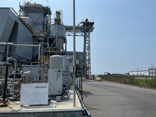 OOYOO、境港バイオマス発電所にてCO2回収の実証実験を開始