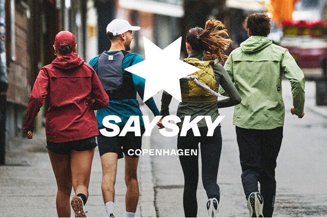 コペンハーゲン発のランニングアパレルブランド「SAYSKY」が2025年秋冬コレクションを8月1日よりスタート