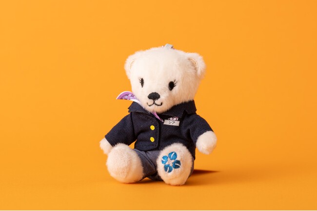 【ホテルオークラ神戸】オリジナルマスコットベア「シア」ぬいぐるみ小 ボールチェーン付を8月1日より発売