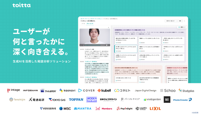 はてな、武蔵野美術大学と連携し、生成AIを活用した発話分析ソリューション「toitta」の言語処理精度向上のためのプロジェクトを開始