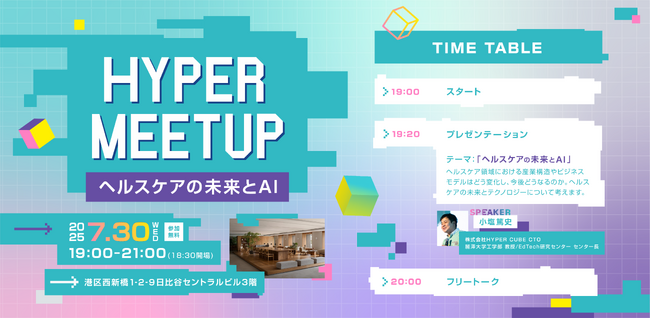 【開催レポート】HYPER CUBE主催「HYPER Meetup -ヘルスケアの未来とAI-」