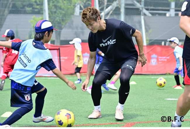 元サッカー日本代表の 柿谷 曜一朗 さんが「ドコモ未来フィールド」で、サッカーの“プロのセカイ”を披露　練習に取り組む姿勢や周囲への感謝など、サッカーへの熱い想いを子どもたちに伝える