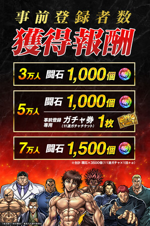 新作ゲーム『刃牙 THE STRONGEST PROOF』事前登録を開始!