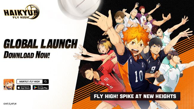 アニメ『ハイキュー!!』のスマホゲーム『ハイキュー!!FLY HIGH』のグローバル版『HAIKYU!! FLY HIGH』が配信開始