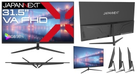 JAPANNEXTが31.5インチのVAパネルを搭載したフルHD液晶モニターをECサイト限定 23,980円で8月1日(金)に発売 JAPANNEXTが31.5インチのVAパネルを搭載したフルHD液晶モニターをECサイト限定 23,980円で8月1日(金)に発売