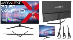 JAPANNEXTが31.5インチ VAパネル採用 USB-C(最大65W)給電に対応したフルHD液晶モニターを30,980円で8月1日(金)に発売