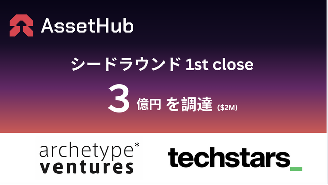 AssetHub Inc. シードラウンドで3億円を調達―AIを活用した3D制作とAIゲームによるIPの創出を目指す―