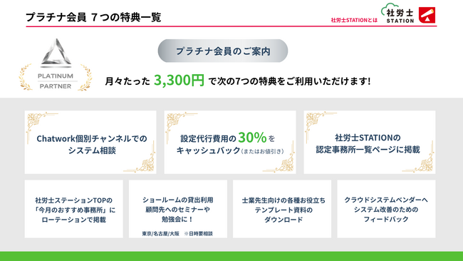 2025年8月1日、社労士STATIONプラチナ会員特典がさらに進化