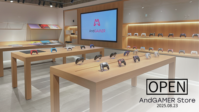 ゲーミングデバイスのAndGAMER、直営店「AndGAMER Store」を8/23（土）より渋谷にオープン