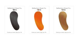 重心バランスをガイドし姿勢改善サポートするスタビリティシートにカラーシリーズが登場！ブラック・オレンジ・コパーの3色を販売