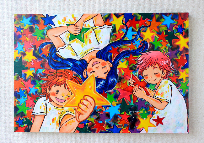 【阪神梅田本店】「日常の中で発見した感動」は「元気のたね（パワーシド）」！日常の感動を描く、北澤里奈の個展を開催いたします。