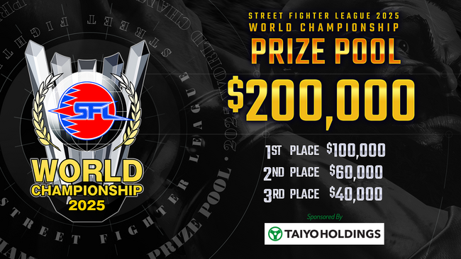 eスポーツ公式チームリーグ戦「ストリートファイターリーグ: ワールドチャンピオンシップ 2025」協賛のお知らせ