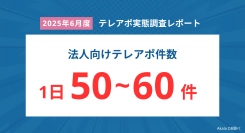 法人向けテレアポは1日平均50～60件、1ヶ月に必要な営業リストは1,000件【2025年6月度 テレアポ実態調査レポート】