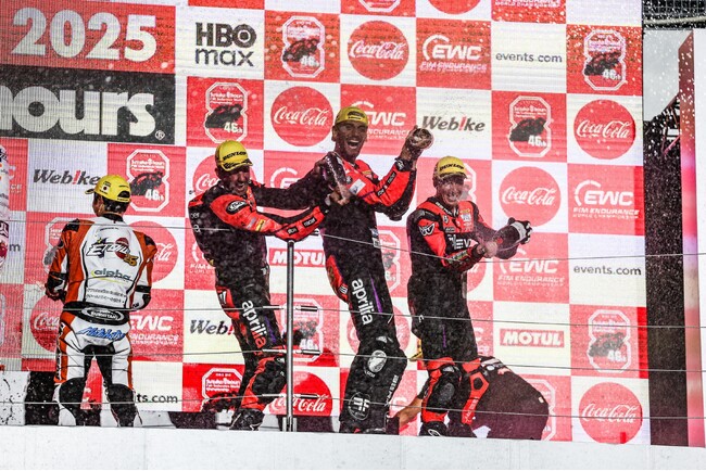 アプリリア RSV4 が鈴鹿 ８耐で表彰台を獲得