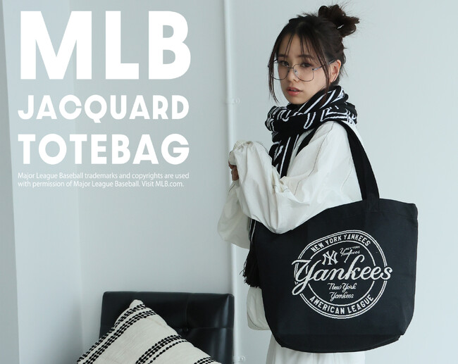 E-COMEGROUPよりMLBからジャガード生地を使用したトートバックをリリース。