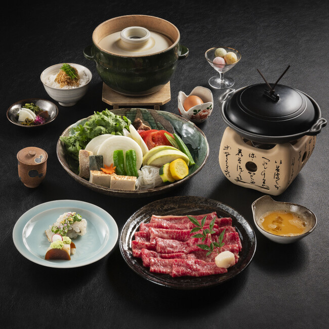 【南禅寺参道 菊水】～四季折々の美と味を愉しむ～匠の土鍋ご飯と味わう美食の一人鍋を京都で「国産黒毛和牛サーロイン すき焼き御膳」2025年8月1日より提供開始(1日10食限定)