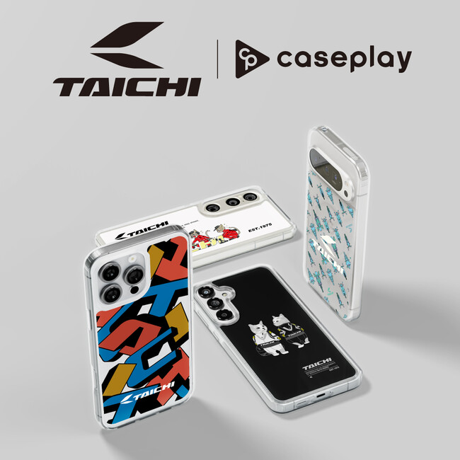 対応機種数/コラボ数/デザイン数でNo1を誇るcaseplayからモーターサイクルウエアブランド「TAICHI」のスマートフォンケース第2弾が16デザイン×130機種以上のラインナップが登場！