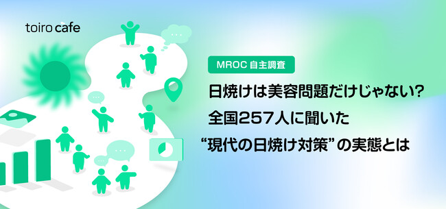 【猛暑・40℃突入の時代】日焼けは美容問題だけじゃない？全国257人に聞いた“現代の日焼け対策”の実態とは（MROC自主調査）