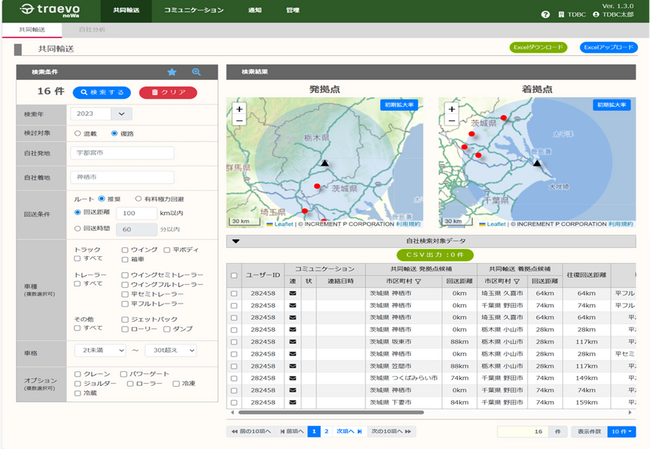 荷主・運輸事業者向け共同輸送相手の探索サービス　　　　　「traevo noWa」が8月1日からサービスイン。日本ロジスティクスシステム協会(JILS) 2025年度ロジスティクス大賞を受賞。