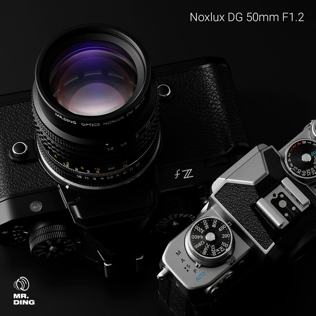 “現代Noct”の美学を纏った大口径 ニコンZマウント用 「MR.DING Noxlux DG 50mm F1.2」新発売のお知らせ
