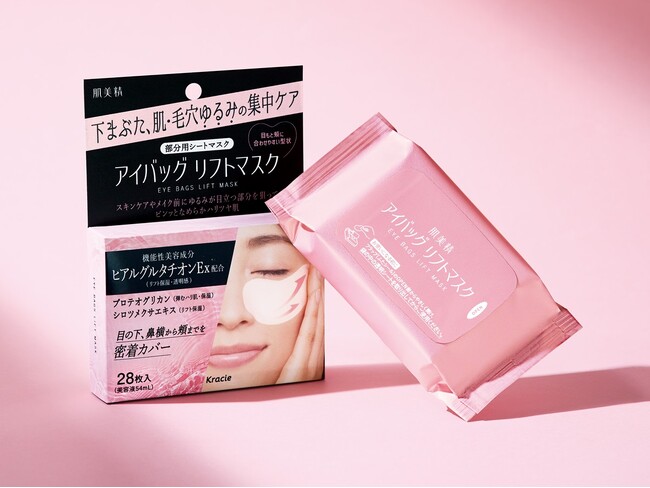 下まぶた＆肌・毛穴ゆるみを同時にケア！部分用シートマスク「肌美精　アイバッグ　リフトマスク」新発売