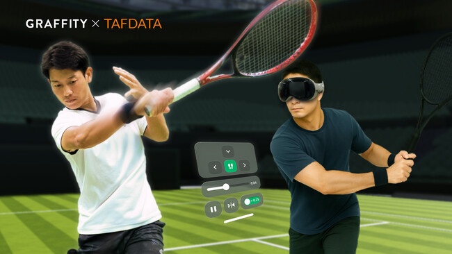 ARエンタメのGraffity、TAFDATAとApple Vision Proを活用した次世代トレーニング体験の実証実験を実施