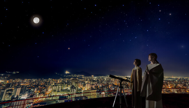 【札幌プリンスホテル】地上107m屋上ヘリポート「Prince ROOFTOP360」で“十五夜”の時季に合わせた3日間限定イベントを開催