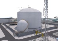 大型液化水素貯蔵タンクの工場製作開始